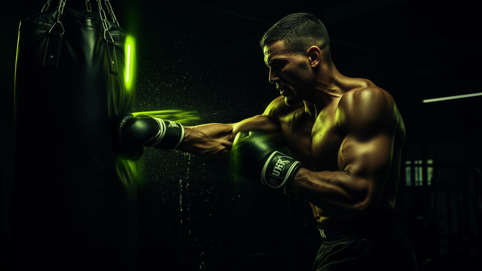 Boxing training at DS Shez Fitness